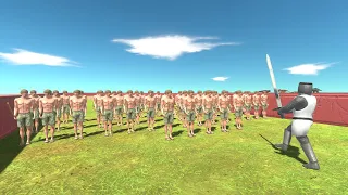 50 Archers Death Run - Animal Revolt Battle Simulator