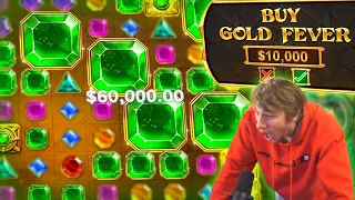 MY BIGGEST GEMS BONANZA WIN EVER? $10,000 SLOT BONUS BUY!