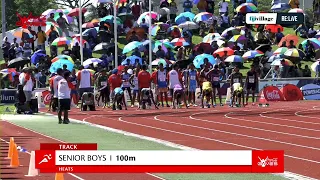 fijivillage Re:Live | Senior Boys 100M Heat 1  | Day 1