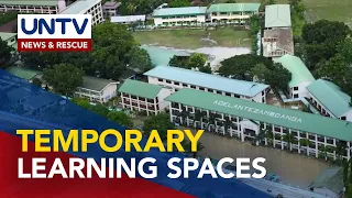 Temporary Learning Spaces, planong itayo ng DepEd sa mga paaralan na lubhang napinsala ng kalamidad