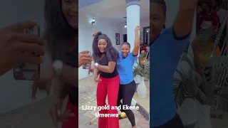 Ekene Umenwa can dance more than lizzy gold true or false 🤣 #nigerianmovies #comedy #entertainment