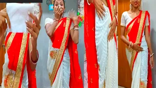 Saree Draping & Chloroform act #saree