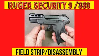 EASY Ruger Security 380 Field Strip & Disassembly for Cleaning.