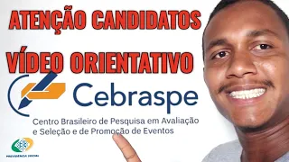 🚨🚨CEBRASPE DIVULGA VÍDEO ORIENTATIVO TIRANDO VÁRIAS DÚVIDAS dos CANDIDATOS ao INSS