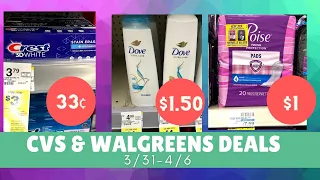 Top CVS & Walgreens Deals: 3/31-4/6 #cvsdeals #walgreensdeals