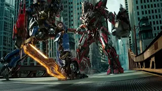 Transformers 3 El Lado Oscuro de la Luna Sentinel Prime VS Optimus Prime