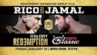 Don't miss the GLORY Redemption Replay on Friday, January 19th!