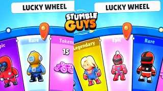 New Skins Added 🤩 I Got Two New Skins In Lucky Wheel -| stumble guys