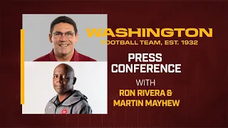 Press Conference: Washington Head Coach Ron Rivera and GM Martin Mayhew Preview the 2021 NFL Draft