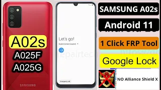 Samsung A02s FRP Bypass android 11 Alliance Shied X Not Working | Samsung A02s Google Account 2022