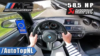 585HP BMW M2 Competition Akrapovic SOUND & AUTOBAHN by AutoTopNL