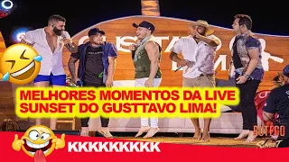 Vamos Dar Boas Risadas Na Live Sunset do Gusttavo Lima! Melhores Momentos de todos as Lives!