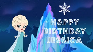 Happy Birthday Jessica - greeting card video ❤️