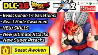 GOHAN BEAST !! | Dragon Ball Xenoverse 2 Mods | DLC 16 | Hero Of Justice Pack 2