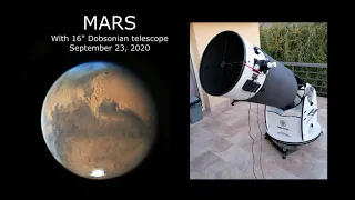 Mars with 16" Dobsonian