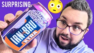 Irn-Bru™ Xtra Wild Berry Slush 🍇🧋Review (WOW) 😳