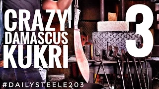 CRAZY DAMASCUS KUKRI: Part 3 *in 4K*