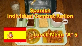 MRE Review: Spanish Individual Combat Ration Lunch Menu "A" 5