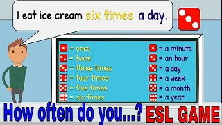 How Often Do You Exercise? | Adverbs Of Frequency  ESL Game