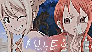 NAMI ✘ LUCY; RULES [one piece/fairy tail amv]