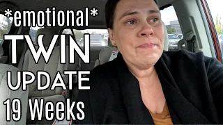 *emotional* Twin Pregnancy Update | 19 Weeks | Twin-Twin Transfusion Syndrome