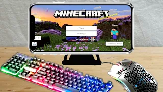 How To Play Minecraft Pe With Keyboard And Mouse 😍*Hindi* || My Dream Setup 😍 For My Brother