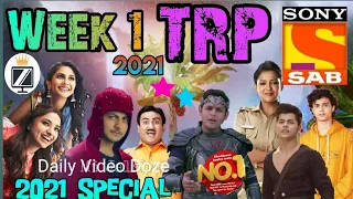 Sony Sub TRP List // Week 1 SonySAB TRP // Serials TRP Of This Week // Week 1 SAB TV TRP // TRP