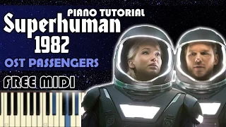 How to play: Superhuman - 1982 (OST Passengers) | Tutorial Piano