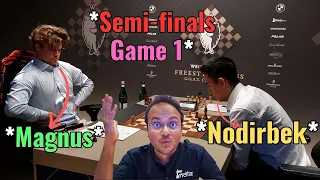 The Grudge Match | Magnus Carlsen vs Nodirbek Abdusattorov | Semi-finals Game 1