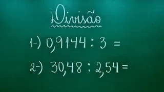 NÚMEROS DECIMAIS - DIVISÃO COM VÍRGULA - Professora Angela Matemática