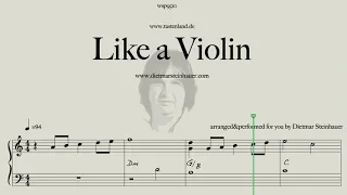 Like a Violin -  Easy Piano