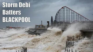 Storm Debi Batters Blackpool 🌧️🌊💨 (1000th channel video!)