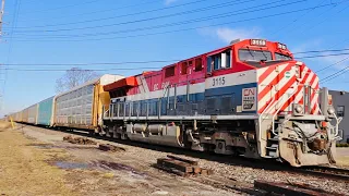 CN 3115 BC Rail Heritage Solos Fast E271!