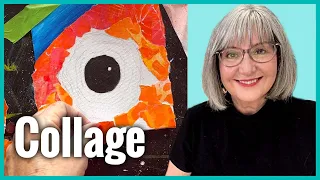 How To Make A Torn Paper Collage -- From Start To Finish