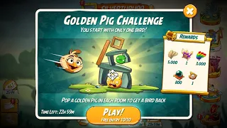 Angry Birds 2 AB2 Gameplay Golden Pig Challenge! ALL ROOMS STRIKE!