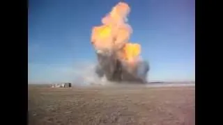 Blow out - well in Kazakhstan