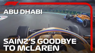 Carlos Sainz Says Goodbye to McLaren | 2020 Abu Dhabi Grand Prix