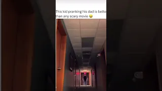 Kid pranks his dad