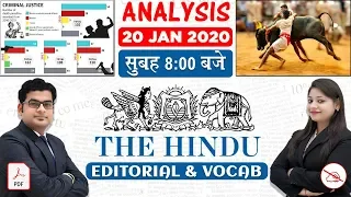 The Hindu Editorial Analysis | By Ankit Mahendras & Yashi Mahendras | 20 JAN 2020 | 8:00 AM