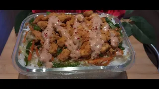 Chicken BBQ Rice Recipe // BBQ Chicken Rice Platter // BBQ Rice With English Subtitle