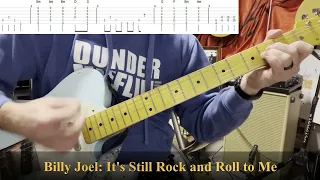 Billy Joel It's Still Rock and Roll To Me Guitar Lesson Tabs