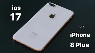 New Update for iPhone 8plus ios 17 || How to install ios 17 on iPhone 8 plus