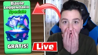 🔴 VINCIAMO IL NUOVO BAULE LEGGENDARIO IN DIRETTA SU CLASH ROYALE!!