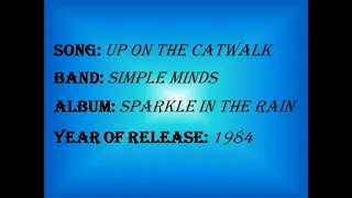 Simple Minds - Up on the Catwalk (Lyrics)