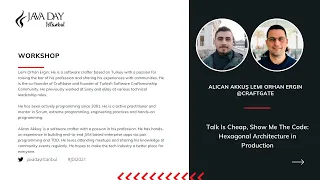 Lemi Orhan Ergin & Alican Akkuş - Hexagonal Architecture in Production [TR] - Java Day Istanbul 2021