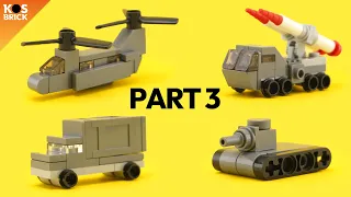 Lego Military Mini Vehicles - Part 3 (Tutorial)