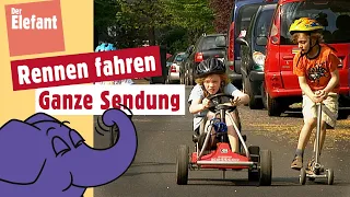 Straßenrennen mit Fahrrädern, Go-Kart und Kickboards | Der Elefant | WDR