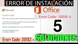 ✅Cómo reparar el código de error de Microsoft Office 0-2054 | Microsoft