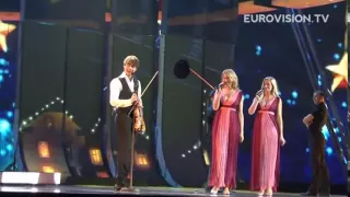 Alexander Rybak's first rehearsal (impression) at the 2009 Eurovision Song Contest