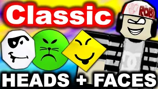 THE RETURN OF FREE 2009 AVATAR HEADS & FACES! (ROBLOX NEW CLASSIC AVATARS)